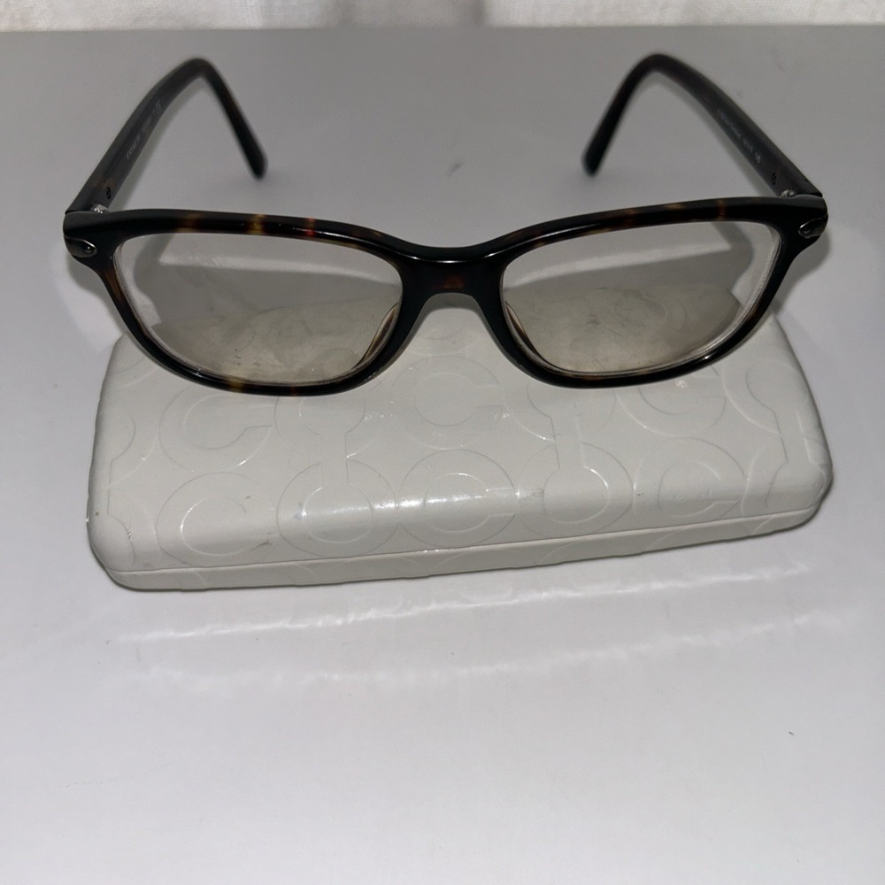 Coach HC 5165U 5120 Eyeglasses Dark Tortoise 54/15 140 Authentic Frame And Cases